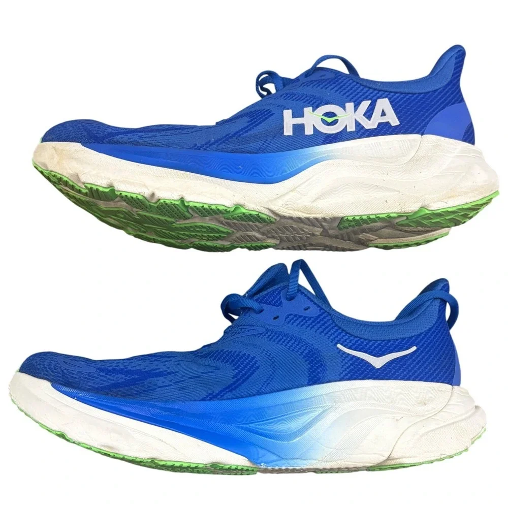 Hoka Arahi 8 Mens Running Shoes Cobalt Blue White Stability Sneakers Size 11 D